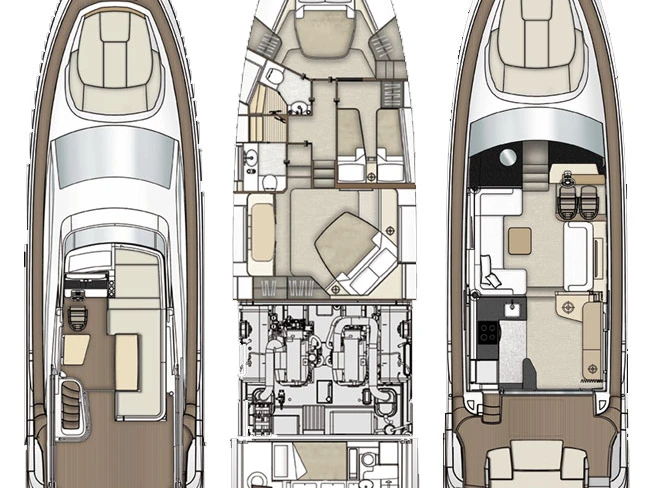 Huur een Azimut Azimut 55 Fly in Kaštela