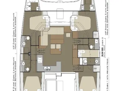 Catamaran te huur in Kaštela voor de beste prijs