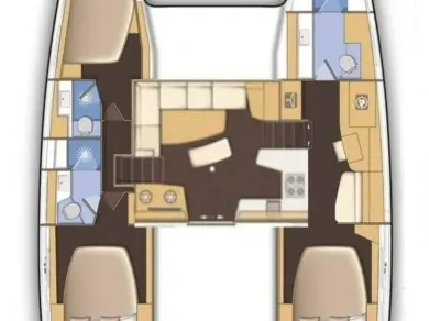 Verhuur Catamaran in Kaštela - Lagoon Lagoon 42