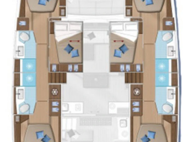 Huur een Lagoon Lagoon 50 in Kaštela