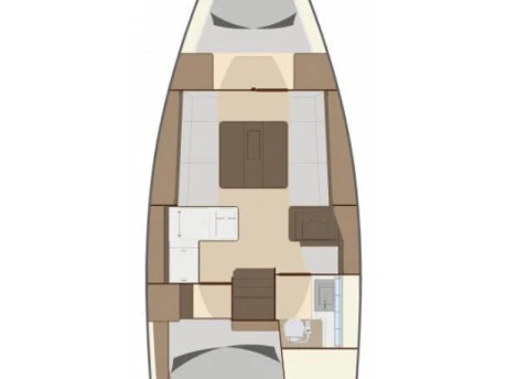 Verhuur Zeilboot in Primošten - Dufour Dufour 335 Grand Large