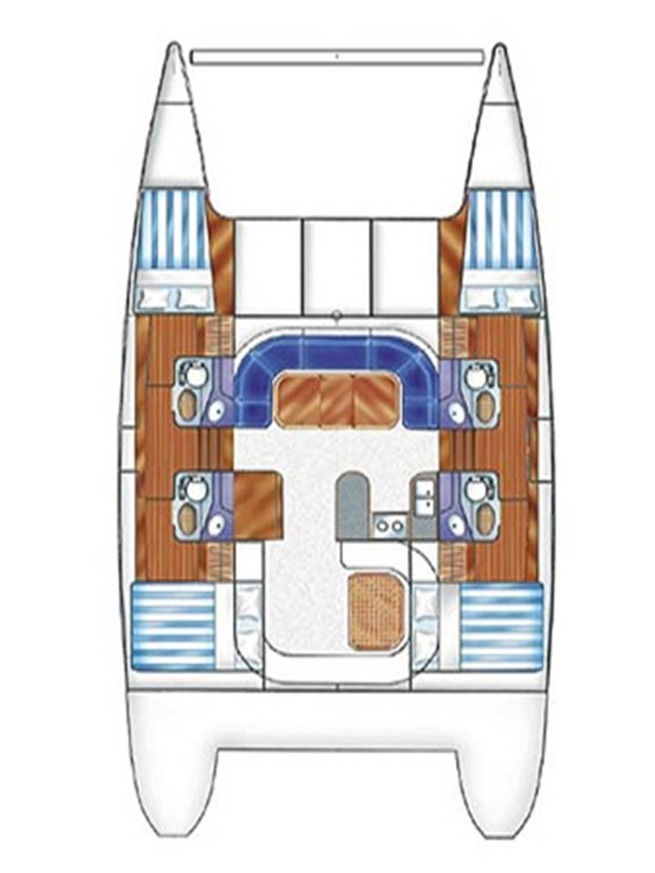Huur Catamaran met of zonder schipper Nautitech in Corazón de Jesús Island