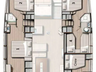 Huur Catamaran met of zonder schipper Bali in Salerno