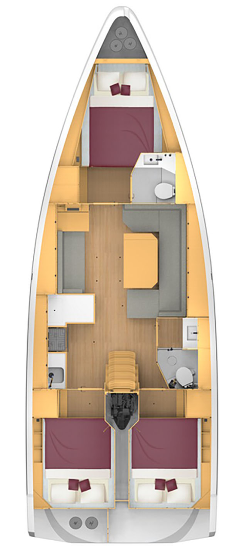 Verhuur Zeilboot in Paros (Eiland) - Bavaria Bavaria C42