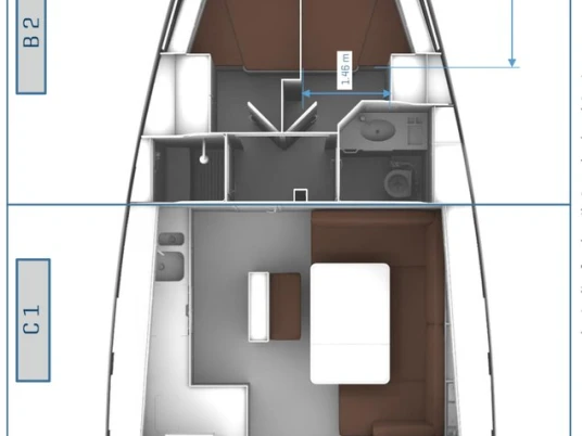 Huur een Bavaria Cruiser 46 in Marmaris
