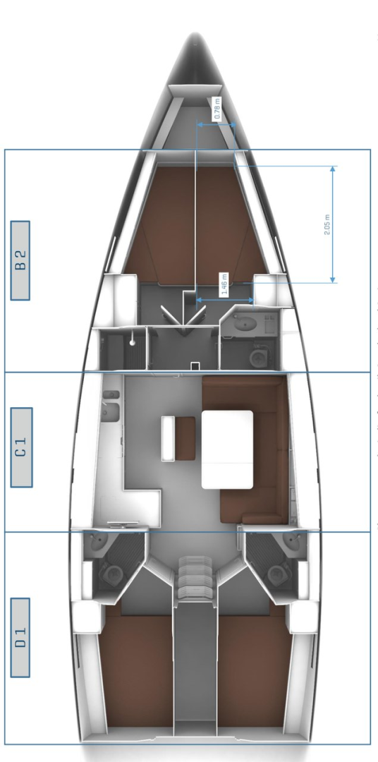 Huur een Bavaria Cruiser 46 in Marmaris