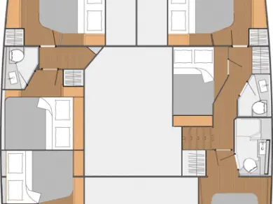 Verhuur Catamaran in Belize-stad - Fountaine Pajot Saba 50