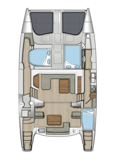 Verhuur Catamaran Seawind met vaarbewijs