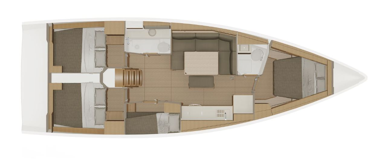 Bootverhuur Hamble-le-Rice goedkoop Dufour 430 Grand Large