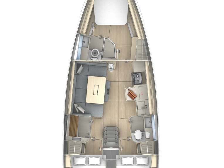 Dufour Dufour 41 te huur van particulier of professional in Marseille