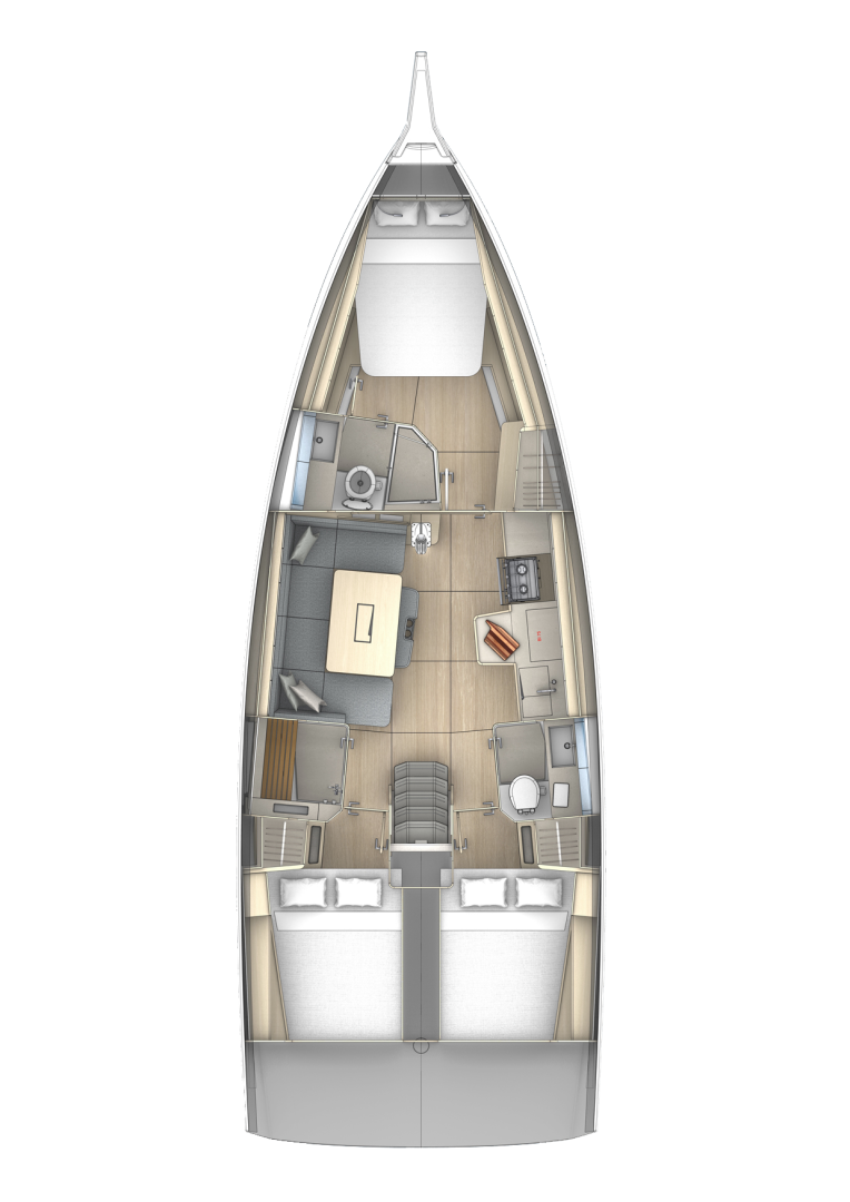 Dufour Dufour 41 te huur van particulier of professional in Marseille