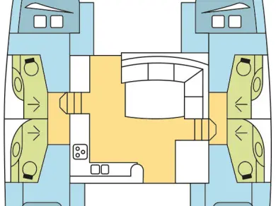 Huur Catamaran met of zonder schipper Leopard Catamarans / Robertson & Caine in Tribunj