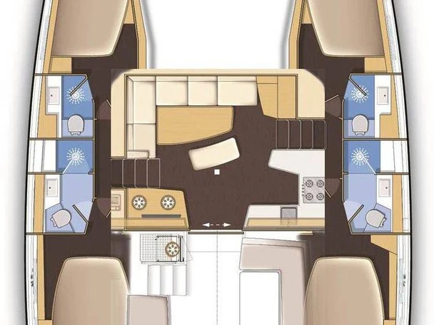 Bootverhuur Rogoznica goedkoop Lagoon 42