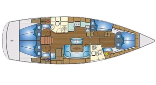 Verhuur Zeilboot in Primošten - Bavaria Cruiser 46