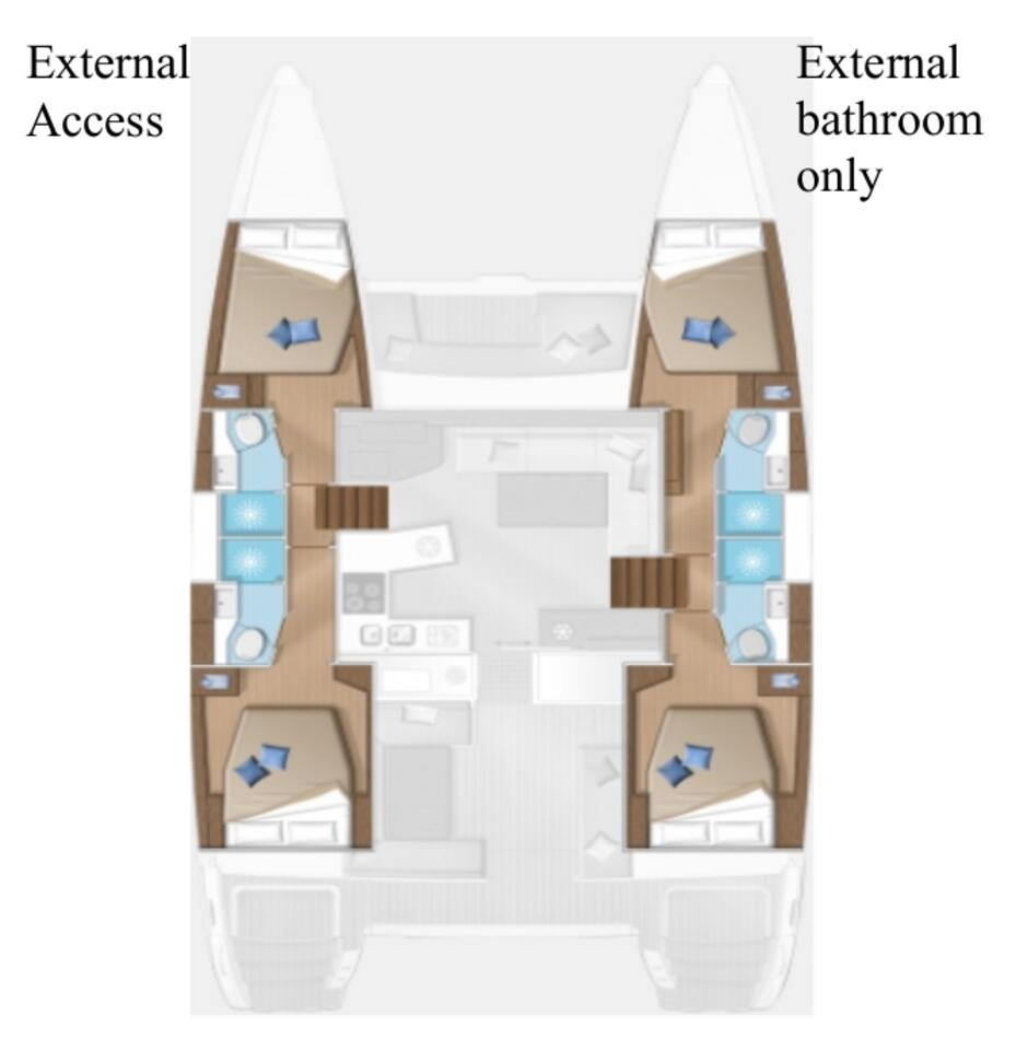 Bootverhuur Lagoon Lagoon 46 in Furnari via SamBoat