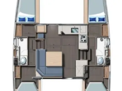 Huur Catamaran met of zonder schipper Leopard Catamarans / Robertson & Caine in Furnari