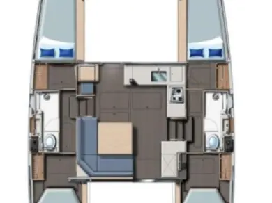 Verhuur Catamaran Leopard Catamarans / Robertson & Caine met vaarbewijs