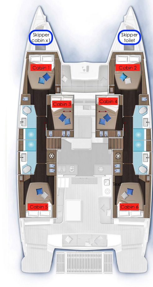 Huur Catamaran met of zonder schipper Lagoon in Mai Khao