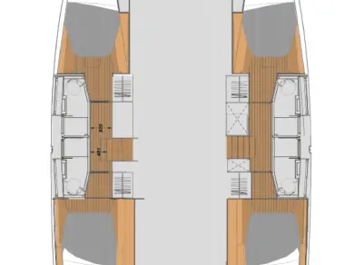 Verhuur Catamaran Fountaine Pajot met vaarbewijs