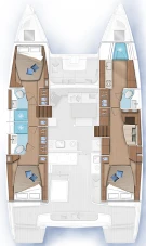 Huur een Lagoon Lagoon 46 in Saint-Raphaël