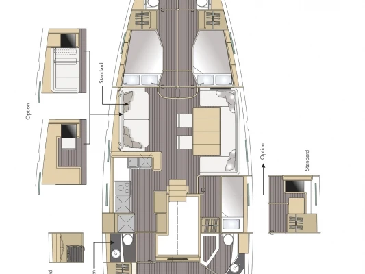 Verhuur Zeilboot in Pula - Jeanneau Jeanneau 64