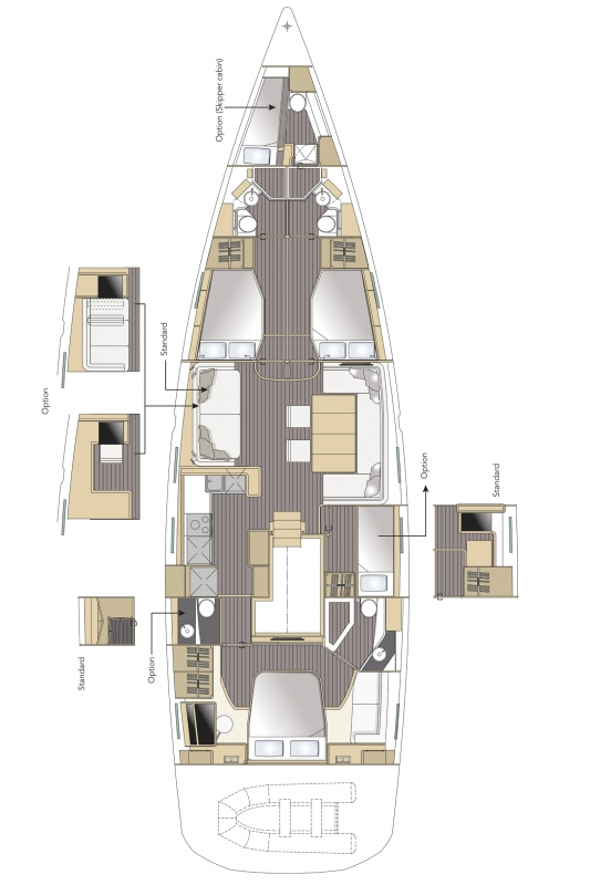 Verhuur Zeilboot in Pula - Jeanneau Jeanneau 64