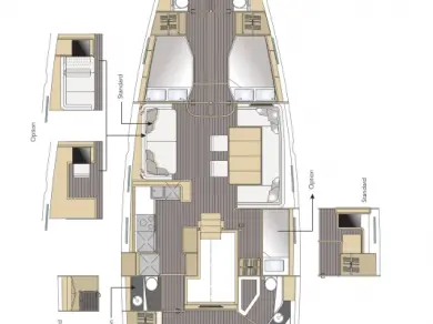 Verhuur Zeilboot in Pula - Jeanneau Jeanneau 64