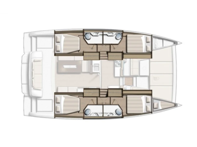 Verhuur Catamaran in Biograd na Moru - Bali Bali 4.2