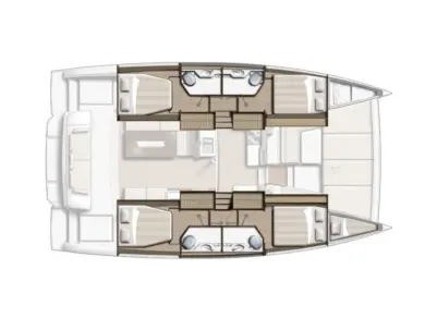 Verhuur Catamaran in Biograd na Moru - Bali Bali 4.2