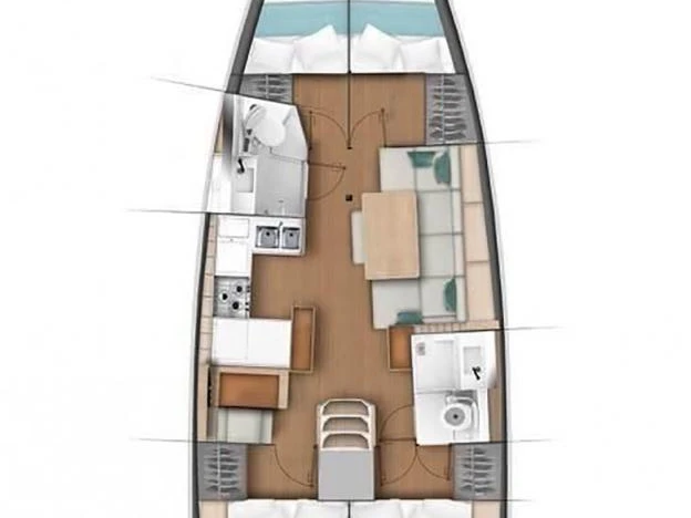 Bootverhuur Lávrio goedkoop Sun Odyssey 440