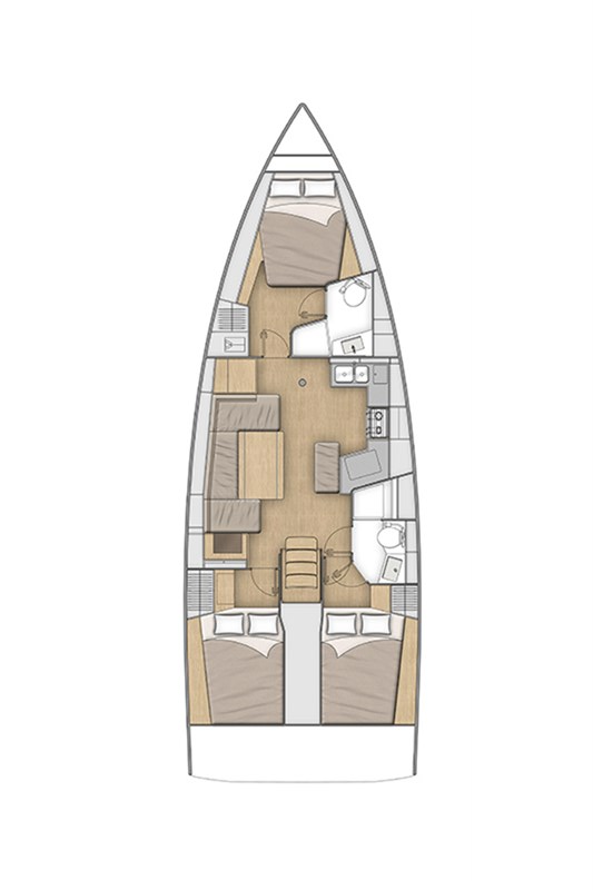 Bootverhuur Lefkáda goedkoop Oceanis 40.1