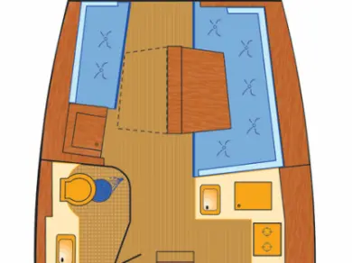 Bootverhuur Rogoznica goedkoop Hanse 418