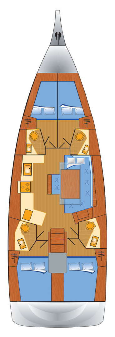 Huur een Bénéteau Oceanis 46.1 in Rogoznica