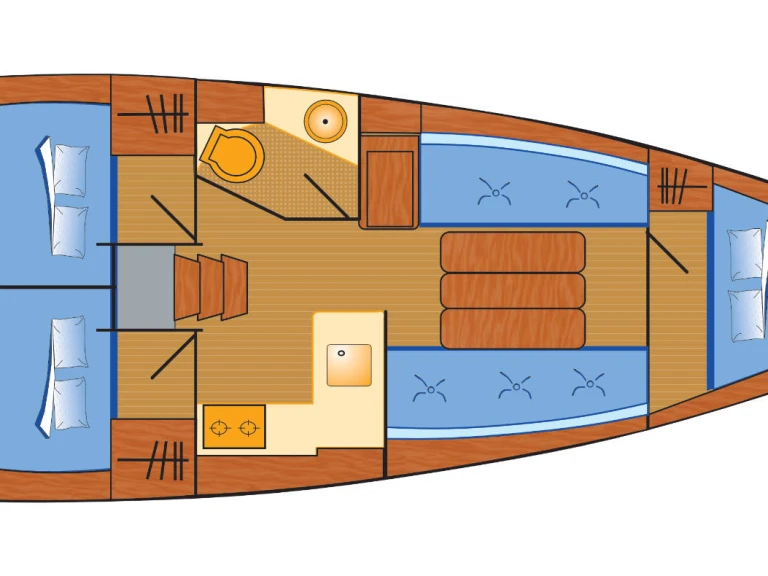 Jeanneau Sun Odyssey 349 te huur van particulier of professional in Punat