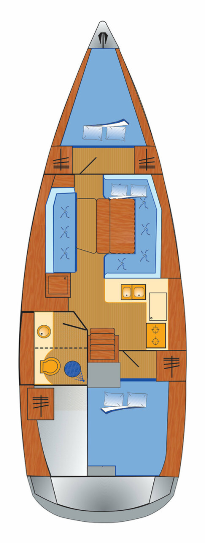 Bootverhuur Punat goedkoop Sun Odyssey 389
