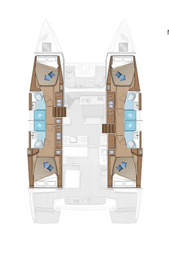 Verhuur Catamaran Lagoon met vaarbewijs