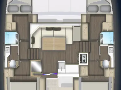 Verhuur Catamaran in Novi Vinodolski - Aventura Aventura 37