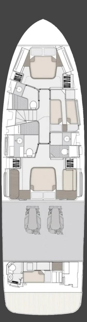 Huur een Azimut Azimut Magellano 60 in Podstrana