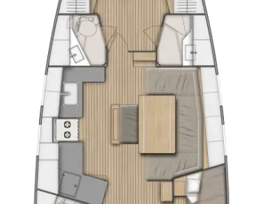 Huur een Bénéteau Oceanis 46.1 in Komolac