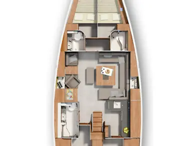 Bootverhuur Komolac goedkoop Hanse 455