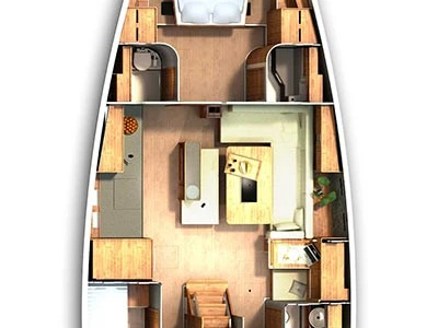 Bootverhuur Biograd na Moru goedkoop Hanse 505