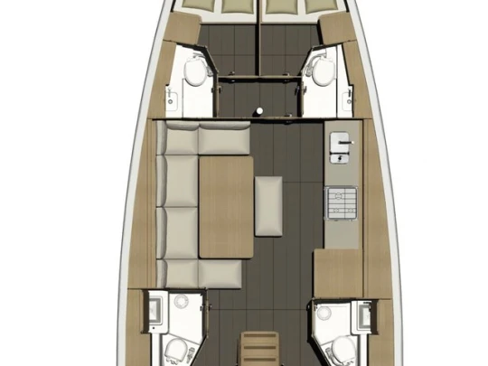Huur een Dufour Dufour 460 Grand Large in Kaštela