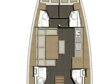 Huur een Dufour Dufour 460 Grand Large in Kaštela