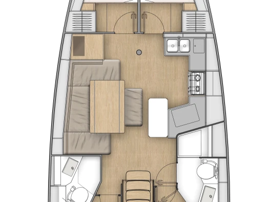 Huur Zeilboot met of zonder schipper Bénéteau in Fethiye