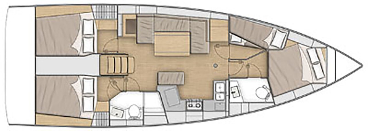 Huur een Bénéteau Oceanis 40.1 in Bormes-les-Mimosas