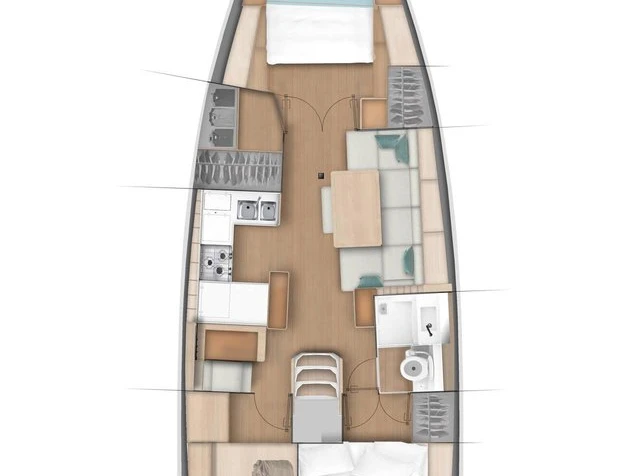 Jeanneau Sun Odyssey 440 te huur van particulier of professional in Road Town
