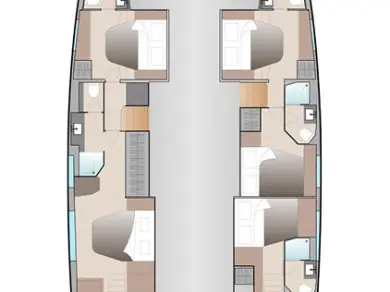 Verhuur Catamaran Fountaine Pajot met vaarbewijs