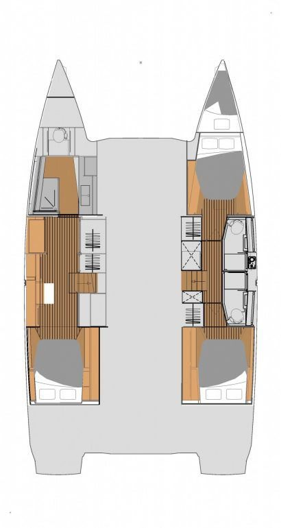 Verhuur Catamaran in Frenchtown - Fountaine Pajot Elba 45