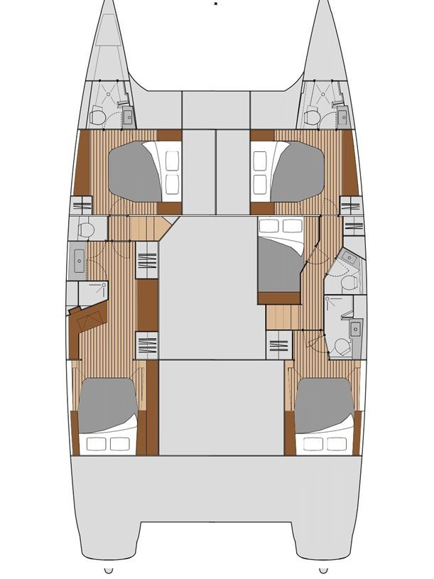 Verhuur Catamaran Fountaine Pajot met vaarbewijs