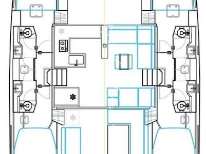 Verhuur Catamaran in Álimos - Nautitech Nautitech 46 Fly